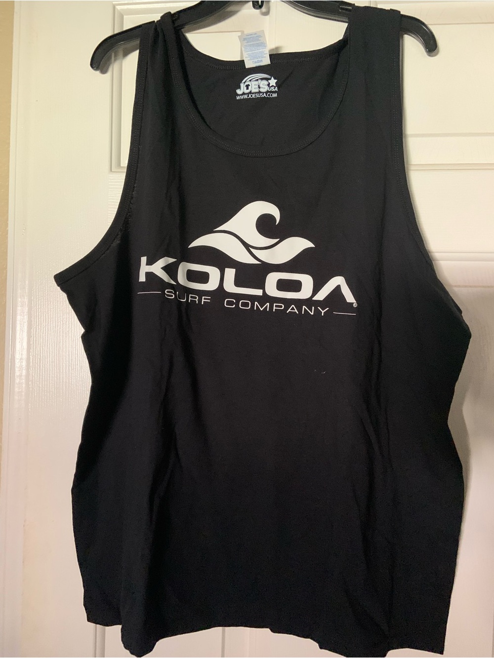 Men’s Black Logo Tank Top, XL